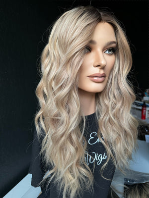 22” ALLURE WAVY PREMIUM EUROPEAN WIG #2156