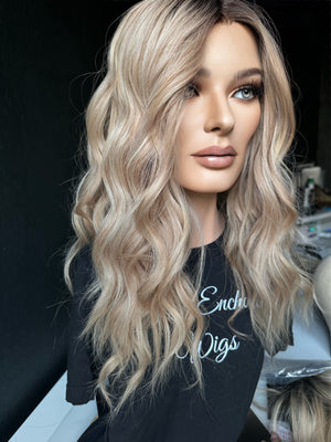 22” ALLURE WAVY PREMIUM EUROPEAN WIG #2156